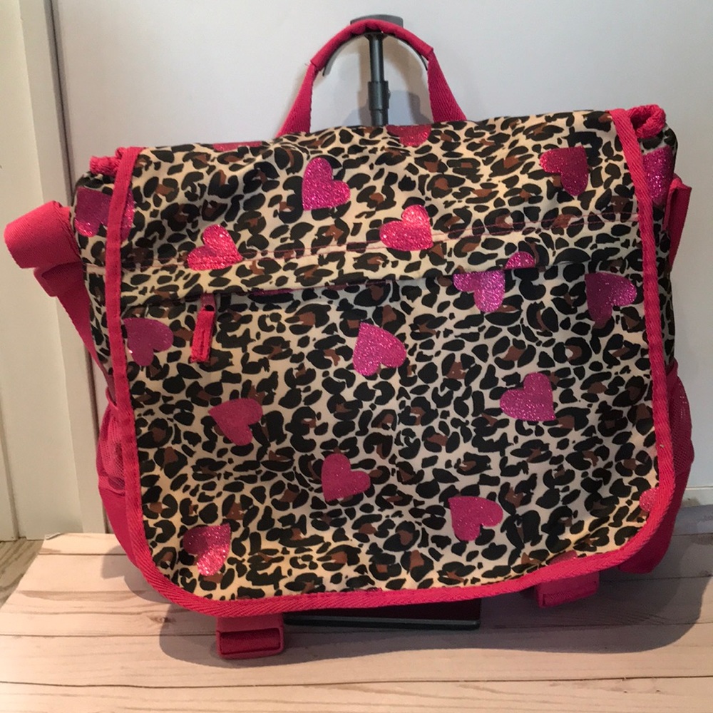 Pink bag with hearts for kids/Girls